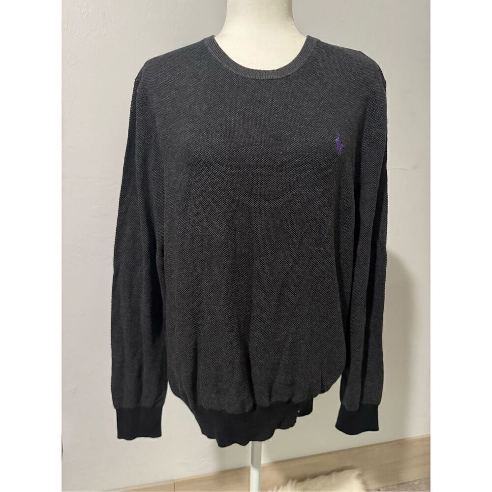 Polo Ralph Lauren NWT Pima cotton textured knit sweater L